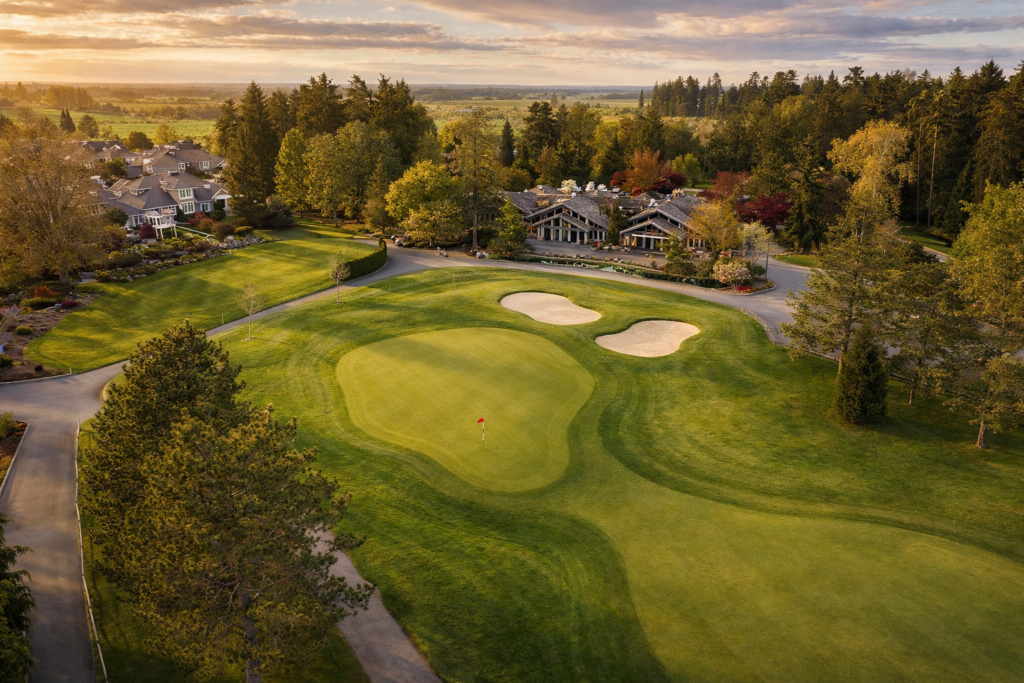 Hazelmere Clubhouse 9 Green